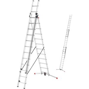Échelle HAILO S100 ProfiLOT - Aluminium modulable 3 sections Échelle HAILO S100 ProfiLOT - Aluminium modulable 3 sections