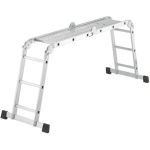 Hailo M60 Folding Ladder - Portable Aluminium Multi-Purpose Ladder Hailo M60 Folding Ladder - Portable Aluminium Multi-Purpose Ladder