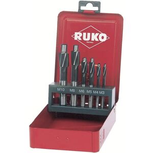 RUKO M3-M10 Fine HSS Countersink Set - Metal Box RUKO M3-M10 Fine HSS Countersink Set - Metal Box