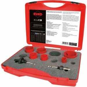 RUKO 106302 Bi-Metal Hole Saw Set - Drilling and Cutting Tools RUKO 106302 Bi-Metal Hole Saw Set - Drilling and Cutting Tools