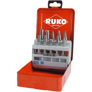 Ruko Drill Bits Set - Carbide, 10 pcs, Red Metal Box Ruko Drill Bits Set - Carbide, 10 pcs, Red Metal Box