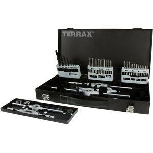 Terrax A245030 Tools Set - Threading and Cutting 44 pcs Terrax A245030 Tools Set - Threading and Cutting 44 pcs