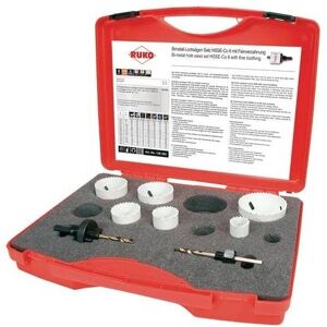 Set di seghe a tazza in bi-metallo RUKO 126302 - 8 pezzi, 22-68mm Set di seghe a tazza in bi-metallo RUKO 126302 - 8 pezzi, 22-68mm