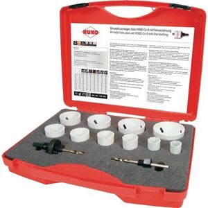 RUKO 126303 Hole Saw Set - Cobalt 12pc RUKO 126303 Hole Saw Set - Cobalt 12pc