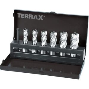 Terrax A108820 Drill Bit Set - 19mm Hollow Bits & Guide-Expeller Terrax A108820 Drill Bit Set - 19mm Hollow Bits & Guide-Expeller