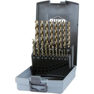 RUKO 228215RO HSSE-Co 5 Kit de Forets Spirale - 25 Pièces RUKO 228215RO HSSE-Co 5 Kit de Forets Spirale - 25 Pièces