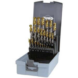 RUKO 2501215TRO Drill Set - 25 Piece High-Speed Steel Spiral Bits RUKO 2501215TRO Drill Set - 25 Piece High-Speed Steel Spiral Bits