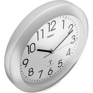 Mebus 52451 Wall Clock - Digital, Round, White Mebus 52451 Wall Clock - Digital, Round, White