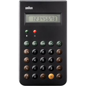 Calculatrice de Poche Braun BNE001BK - Noir - 8 Chiffres - Publicité Calculatrice de Poche Braun BNE001BK - Noir - 8 Chiffres - Publicité