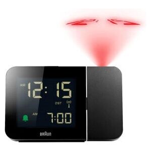 Reloj Despertador Braun 67160 - Digital, Negro, Proyección, 12/24h Reloj Despertador Braun 67160 - Digital, Negro, Proyección, 12/24h