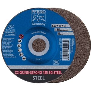PFERD 64181125 Angle Grinder Accessory - CC-GRIND-STRONG 125 SG Steel Abrasive Disc PFERD 64181125 Angle Grinder Accessory - CC-GRIND-STRONG 125 SG Steel Abrasive Disc