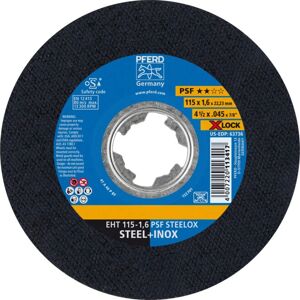 Accessoire pour meuleuse PFERD 61730124 - Disque à tronçonner X-LOCK STEELOX Accessoire pour meuleuse PFERD 61730124 - Disque à tronçonner X-LOCK STEELOX