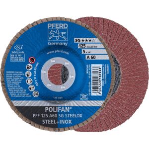 PFERD PFF 125 A 60 SG SteelFlap Disc - Abrasive Disc PFERD PFF 125 A 60 SG SteelFlap Disc - Abrasive Disc