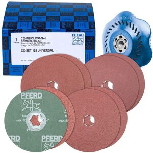 PFERD 42098001 Ensemble de Disques Abrasifs - 125mm, Corindon, Polyvalent PFERD 42098001 Ensemble de Disques Abrasifs - 125mm, Corindon, Polyvalent