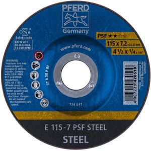 PFERD 62011634 Angle Grinder Accessory - Steel 115mm 7.2mm PFERD 62011634 Angle Grinder Accessory - Steel 115mm 7.2mm