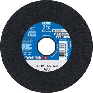 PFERD EHT 125-1,6 SG ALU - Disque à tronçonner aluminium haute performance PFERD EHT 125-1,6 SG ALU - Disque à tronçonner aluminium haute performance