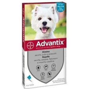 Marca Advantix 4 Pipette Da 1,0ml - Trattamento Parassiti Animali Marca Advantix 4 Pipette Da 1,0ml - Trattamento Parassiti Animali
