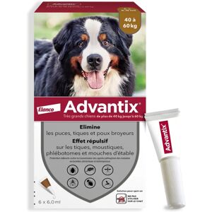 Advantix Pipette pour Chiens 40-60 Kg - Contrôle des Parasites Externes - Publicité Advantix Pipette pour Chiens 40-60 Kg - Contrôle des Parasites Externes - Publicité