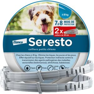 Collier Antiparasitaire Seresto - Petits Chiens, 2 Colliers - Publicité Collier Antiparasitaire Seresto - Petits Chiens, 2 Colliers - Publicité