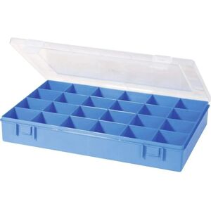 Hünersdorff Blue Storage Box - Rectangular PP Organizer - 24 Compartments Hünersdorff Blue Storage Box - Rectangular PP Organizer - 24 Compartments