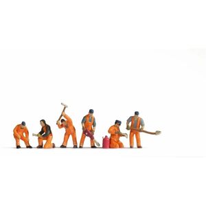 Noch Railway Construction Group HO 1:87 Figures - Painted Noch Railway Construction Group HO 1:87 Figures - Painted