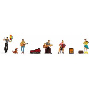 Noch N15597 Artistas callejeros (5) & perro HO 1:87 Figuras - Modelo a escala Noch N15597 Artistas callejeros (5) & perro HO 1:87 Figuras - Modelo a escala