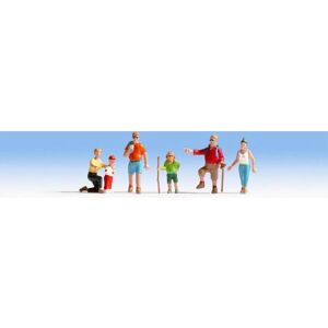 NOCH Wandelaars Figuren-Set - Schaal HO 1:87 NOCH Wandelaars Figuren-Set - Schaal HO 1:87