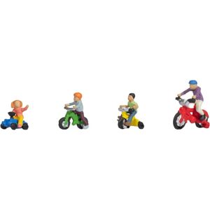 Figuras en miniatura NOCH - Pintadas - Niño en bicicleta - Tipo de modelo Figuras en miniatura NOCH - Pintadas - Niño en bicicleta - Tipo de modelo