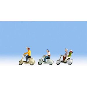 NOCH Scooterbestuurders Figuren - 4 Stuks NOCH Scooterbestuurders Figuren - 4 Stuks