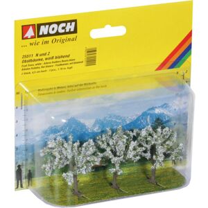 NOCH 25511 Accessoire pour Modèle à l'Échelle - 3 Arbres Fruitiers Blancs en Fleur NOCH 25511 Accessoire pour Modèle à l'Échelle - 3 Arbres Fruitiers Blancs en Fleur