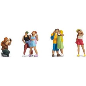 NOCH 36473 N Scale Model Figures - Tourist Set NOCH 36473 N Scale Model Figures - Tourist Set