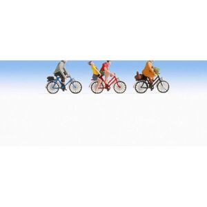 NOCH N Scale Model Railway Cyclists Figures - For Adults NOCH N Scale Model Railway Cyclists Figures - For Adults