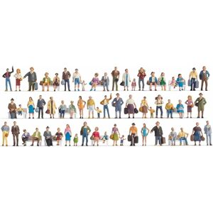 NOCH 37070 Set of 60 Hand-Painted Figures - Scale Model Parts NOCH 37070 Set of 60 Hand-Painted Figures - Scale Model Parts