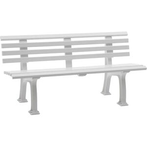 Banco de plástico Kaiserkraft, 9 Tábuas, 1500mm de Largura - Banco externo Banco de plástico Kaiserkraft, 9 Tábuas, 1500mm de Largura - Banco externo