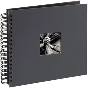 Hama Fine Art Photo Album - 28x24cm, 50 Pages, Grey Spiral Binding Hama Fine Art Photo Album - 28x24cm, 50 Pages, Grey Spiral Binding