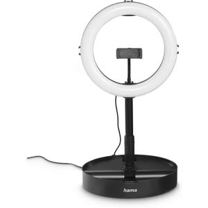 Hama 102 LED Ringlicht - Draagbaar, Verstelbaar, RGB-effecten Hama 102 LED Ringlicht - Draagbaar, Verstelbaar, RGB-effecten