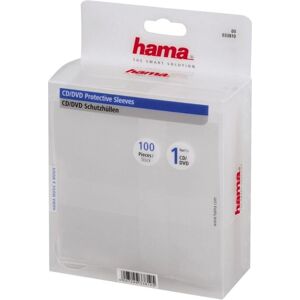 Hama 33810 Sealable CD/DVD Protective Sleeves - 100 Hama 33810 Sealable CD/DVD Protective Sleeves - 100