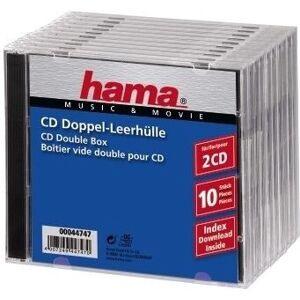 Hama Podwójne Etui na CD Pakiet 10 - Podwójne Etui na CD Hama Podwójne Etui na CD Pakiet 10 - Podwójne Etui na CD