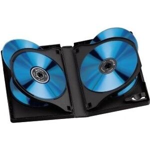 Caixa de armazenamento de DVD Hama - 6 discos, pacote com 3 Caixa de armazenamento de DVD Hama - 6 discos, pacote com 3