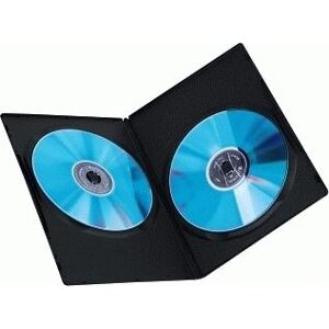 Hama Slim Double DVD Box - 25 Pack - Black Hama Slim Double DVD Box - 25 Pack - Black