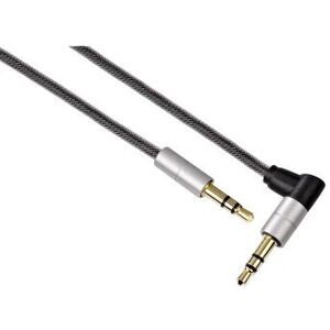 Cordon audio Hama AluLine - Argent - 0,75 m - Publicité Cordon audio Hama AluLine - Argent - 0,75 m - Publicité