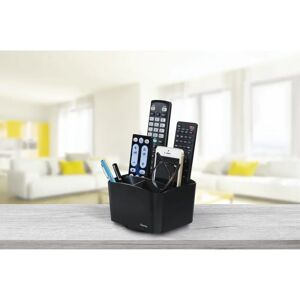 Hama Remote Control Holder Agent Black - Remote Control Holder, 360° Rotatable, Multiple Compartments Hama Remote Control Holder Agent Black - Remote Control Holder, 360° Rotatable, Multiple Compartments