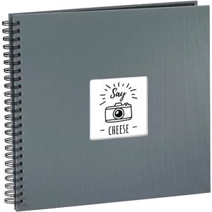 Hama Fine Art Photo Album - Grey - Spiral Binding - 50 Pages - 10x15 Hama Fine Art Photo Album - Grey - Spiral Binding - 50 Pages - 10x15
