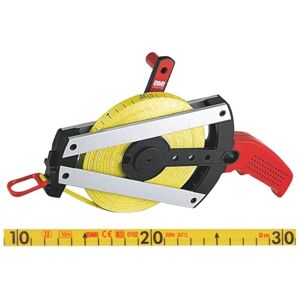 Cinta métrica BMI 30m - Fibra de vidrio, Aluminio, Ergoline Cinta métrica BMI 30m - Fibra de vidrio, Aluminio, Ergoline