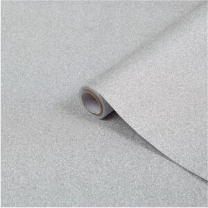 Pellicola in vinile autoadesiva glitter argento Fablon - 1,5m x 45cm Pellicola in vinile autoadesiva glitter argento Fablon - 1,5m x 45cm