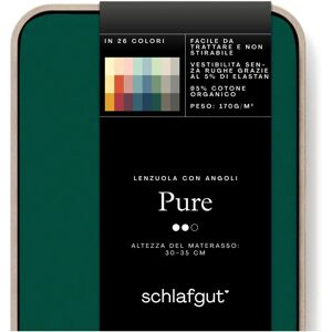 schlafgut Pure Jersey Spannbettlaken - Grün schlafgut Pure Jersey Spannbettlaken - Grün