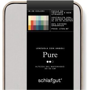 Funda de colchón orgánica schlafgut - Estirable, Gris oscuro, 140-160x200-220 cm - Ropa de cama Funda de colchón orgánica schlafgut - Estirable, Gris oscuro, 140-160x200-220 cm - Ropa de cama