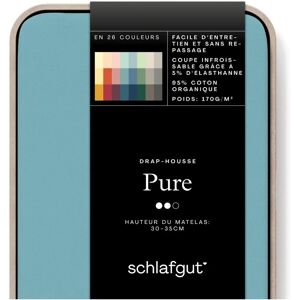 SCHLAFGUT Bio-Baumwolle Spannbettlaken - Elastisch, Straff SCHLAFGUT Bio-Baumwolle Spannbettlaken - Elastisch, Straff