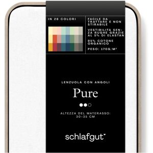 SCHLAFGUT Lenzuolo Fitted Bio Cotone Elastan SCHLAFGUT Lenzuolo Fitted Bio Cotone Elastan