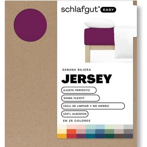 SCHLAFGUT EASY lila Jersey Spannbettlaken - Fitted Sheet SCHLAFGUT EASY lila Jersey Spannbettlaken - Fitted Sheet
